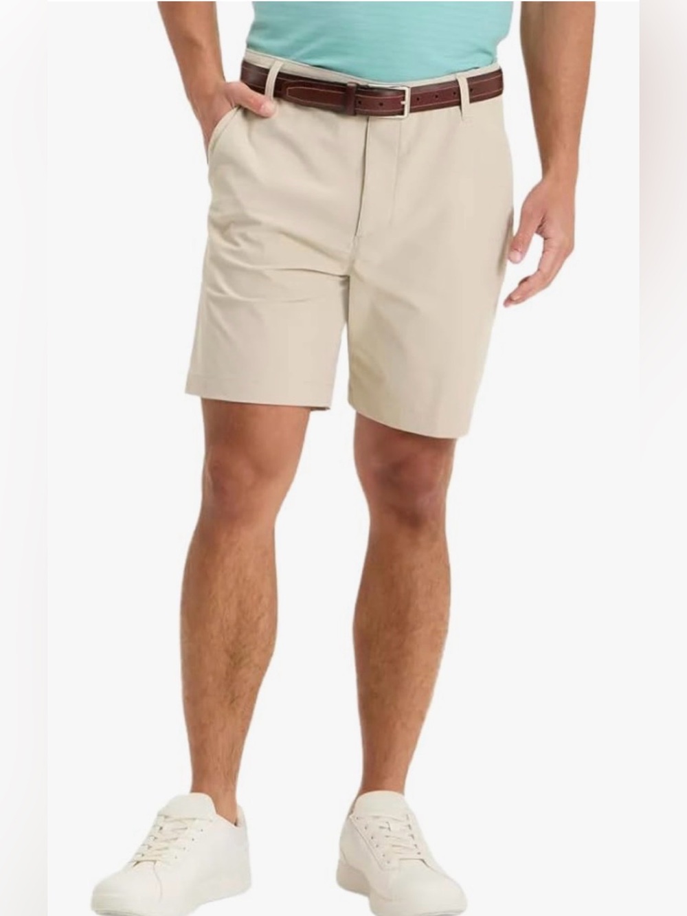 🆕 all in motion SZ 40 Men’s Golf Shorts in Cream / Almond